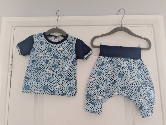 Top and shorts set 6-12 months