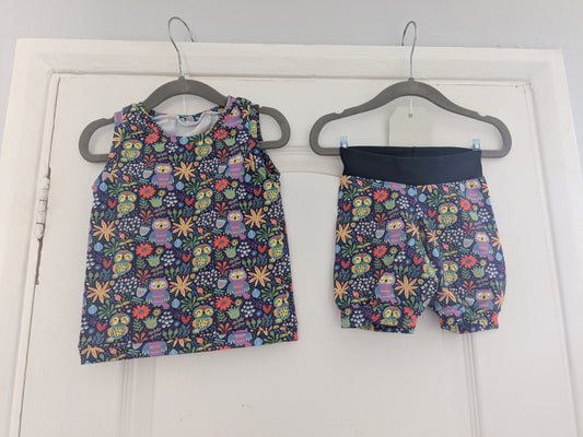 Top and shorts set 1-2years